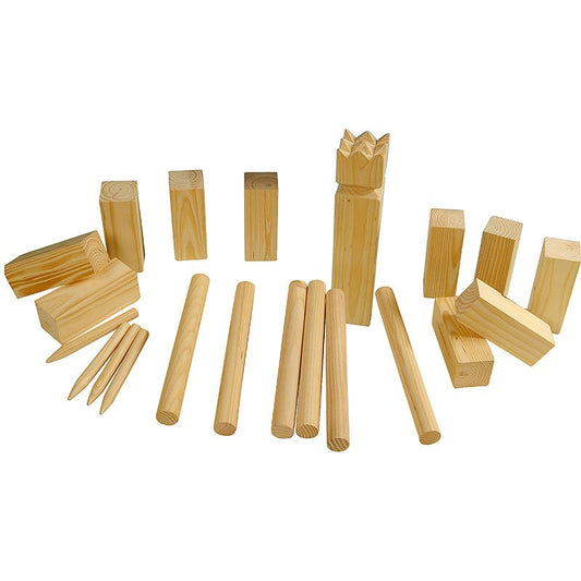 Outdoor Games Kubb Spelset - Hout - 21-Delig
